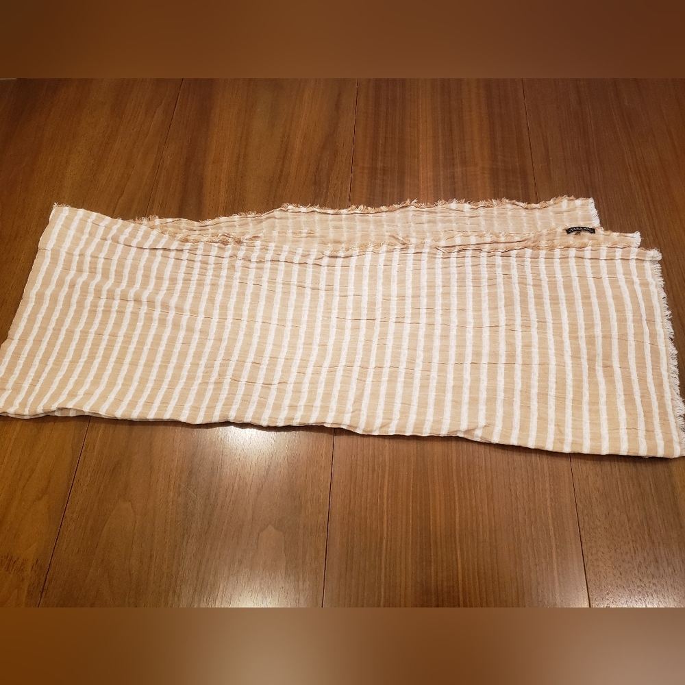 Zara Man Casual Scarf Soft Stripes